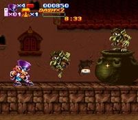 une photo d'Ã©cran de Nightmare Busters sur Nintendo Super Nes